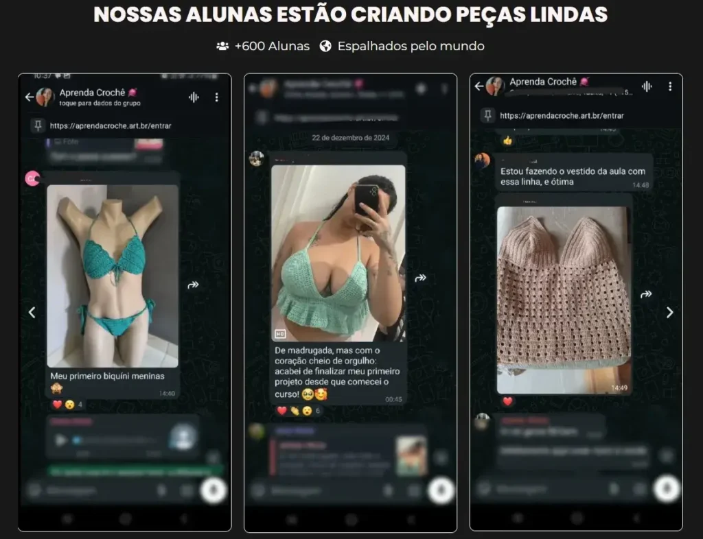 Aprenda Crochê com Cárol Fiorétti Avaliação 1 - Guia Melhor Curso