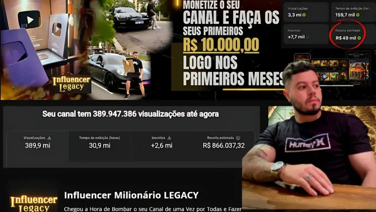 Capa Artigo Influencer Milionário Legacy - Guia Melhor Curso